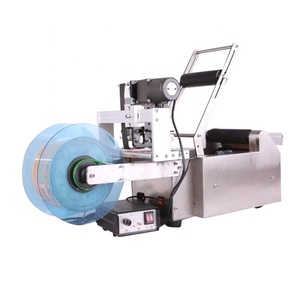 เครื่องติดฉลากขวดเครื่องสำอางกึ่งอัตโนมัติ รุ่น MT-50D ราคาประหยัด พร้อมเครื่องพิมพ์วันที่ สำหรับขวดบรรจุอาหารและเครื่องดื่ม ใช้มอเตอร์คอร์ - Product Image 3