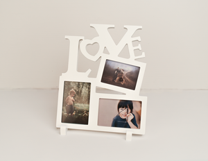 Cadre photo à <span class=keywords><strong>empreinte</strong></span> de main de bébé fait à la main cadre photo à <span class=keywords><strong>empreinte</strong></span> digitale double face cadre photo souvenir de bébé cadeaux pour les enfants - Product Image 5