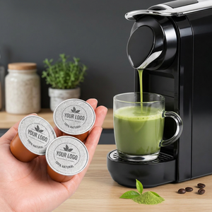 Capsules de thé Matcha K Cup pour Keurig, boîte d'essai de thé vert, options de qualité personnalisées, vente en gros, OEM, marque privée, fournisseur d'usine - Product Image 1