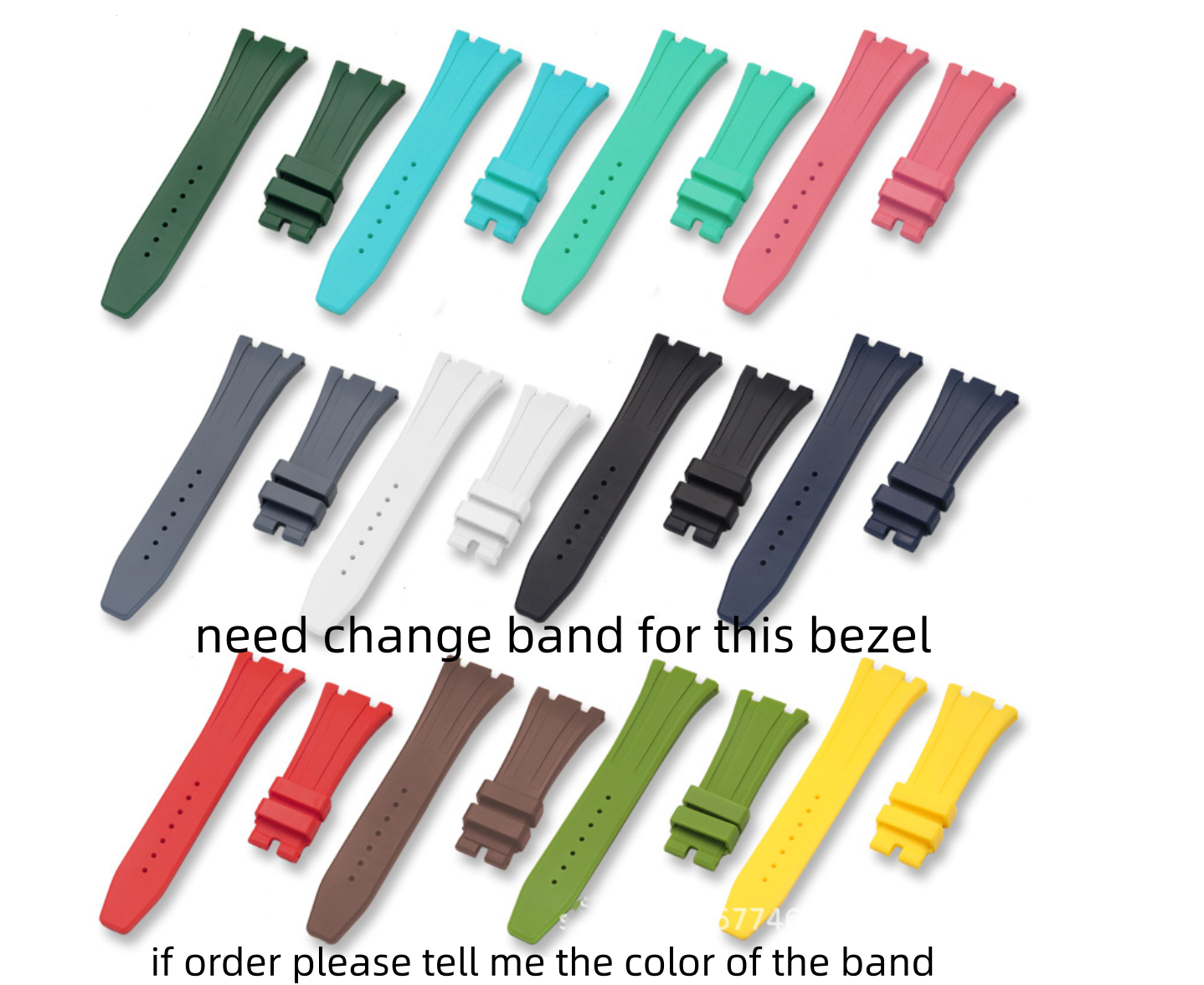 Bracelet et boucle de couleurs assorties (article incontournable)