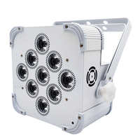 DJ scène de mariage alimenté par batterie lumières intelligentes 9x18 watts télécommande sans fil Par canettes DMX LED Uplight