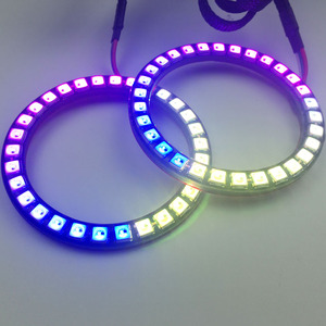 Srgbw srgba Halo Ring DRL RGB MISUN Auto 12V 70มม. ยานยนต์ - Product Image 4