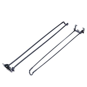 Furniture Leg Carbon Steel 12mm Diameter Black Paint Heavy Duty Table Support Minimalist Design - Product Image 4