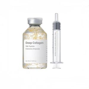 Ampoule intensive au collagène et aux peptides de soie 40 ml avec bienfaits raffermissants et hydratants pour la peau délicate des hommes - Product Image 3