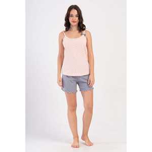 Falda ovalada a rayas para dormir para mujer con lazo y diseño con cinturón - Product Image 4