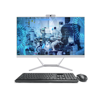 Cheap 23.8\" Industrial Business AIO Monoblock Desktop Computer Front Camera 1920*1080 HD Gamer PC Barebone All-In-One Screen