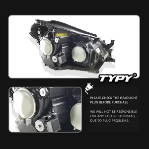 TYPY Nuevos Faros Delanteros LED de 12V para Automóvil, Luces de Circulación Diurna de 100W y 8000 Lúmenes para Crown 2010-2012 - Product Image 4