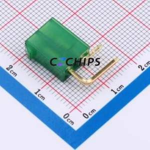 DLL-5569-2AW-GOLD-GR Wire-to-<b>Board</b> <b>Pin</b> Header Bent Lead Through Hole,P=4.2mm Connector 2x1P 4.2mm Right Angle Insert 2P - Product Image 2
