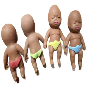 ตุ๊กตาบีบคลายเครียดแบบข้ามพรมแดน ของเล่นบีบคลายเครียดแบบคืนตัวช้า ลูกบอลทรายระบายอารมณ์ ลาล่า เลอ ของเล่นบีบคลายเครียด ตุ๊กตาสีดำ - Product Image 5