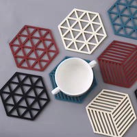 1 pièce plats chauds en silicone, rivet de Silicone personnalisé pour la cuisine, napperons de Table pour le comptoir de la cuisine