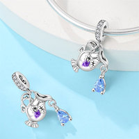 PANBUEATY-Pendentif Vintage en Argent Plaqué Verre à Vin, Nouveau Style, Bijoux en Perle de Zircon, Accessoires pour Femmes