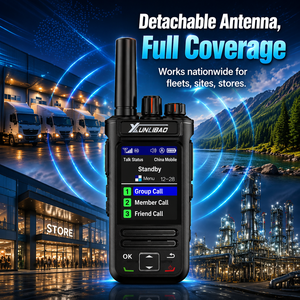 <span class=keywords><strong>Radio</strong></span> PoC XUNLIBAO 4G LTE OEM ODM avec logo personnalisé, sans frais <span class=keywords><strong>de</strong></span> plateforme, carte SIM <span class=keywords><strong>à</strong></span> vie, talkie-walkie portable longue portée 2600 global - Product Image 4