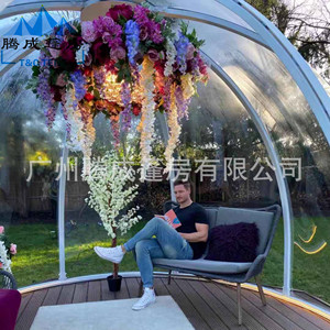 T C TENT Bubble Tent 3m Diameter Tempered Glass Dome Sunroom Outdoor Garden Use - Product Image 2