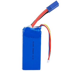 แบตเตอรี่โพลิเมอร์แบบโซลิดสเตท 14.8V1500mAh อัตราการคายประจุสูง 40C รุ่น 503880 สำหรับของเล่น ใช้งานได้ 800 รอบ - Product Image 1