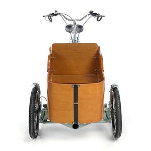 Vélo <span class=keywords><strong>cargo</strong></span> électrique familial à trois roues Holland pour mère et bébé, vélo <span class=keywords><strong>cargo</strong></span> électrique à trois roues pour enfants et animaux de compagnie - Product Image 2