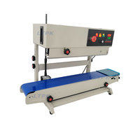 Machine de scellage verticale semi-automatique continue LT-FR770V pour canettes de boissons et matériaux en papier