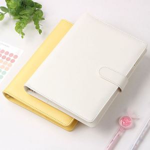 Cuaderno Espiral con Tapa Dura de Cuero, 80 Hojas, Colores Mezclados Amarillo Verde, Logotipo Personalizado, Certificado BSCI, con Hebilla, para Regalo - Product Image 4