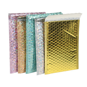 Sáng bóng phim Laser bong bóng dày lót gửi thư Túi bảo vệ độn phong bì cho quần áo underwears - Product Image 2