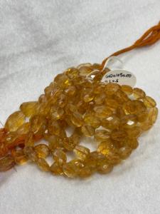 <b>Citrin</b> Cutting Tumble Beads Strands - Product Image 4