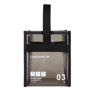 Bolsa de Compras de PVC Transparente con Cremallera, Personalizada con Impresión, Bolso de Mano de Plástico Transparente para Promoción de Marca y Empaque de Regalos - Product Image 1