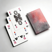 Cartes à jouer en plastique personnalisées, luminescentes, imperméables, durables, écologiques, imprimées en braille, pour l'éducation et la publicité