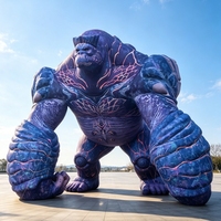 Modelo de Robot Humanoide Inflable Gigante Personalizado, Guerrero de IA de Ciencia Ficción, Dibujo Animado para Carnaval
