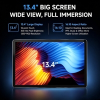 Tablet PC OEM de 13.4 Pulgadas T7300 Octa Core Android 15, 8GB 128GB, Pantalla FHD Incell de 1920x1200, Batería de 10000mAh, Doble SIM, 4G WiFi