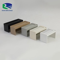 Profil en aluminium ailé à motif vertical pour persiennes pour fanblade