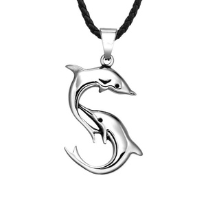 Personalized Classic Whale Fish Octopus Necklace <b>Titanium</b> Steel Pendant Stainless Steel Necklace Gift Promotion - Product Image 5