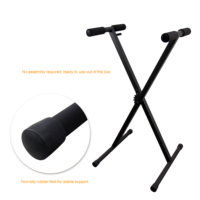 CNBear K-723B Thick-Tube Rubber Metal Construction 6-Position Professional Electronic Adjustable Keyboard Stand 20-95m Height