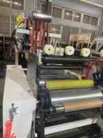 Machine automatique de fabrication de film étirable à double vis avec système de chargement de papier pour plaques de granulation et film d'emballage transparent, moteur inclus