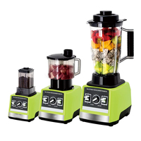JEWIN 1589 Nouvelle Arrivée Mixeur Électrique Professionnel 3-en-1 de 3L avec Récipient en Plastique 8000W pour Usage Domestique et Hôtelier