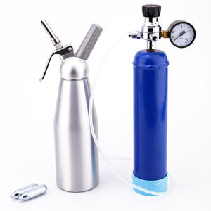 Galawhip Professional 0.95L Food Grade Dessert Cylinder Buses en acier sans crème pour une utilisation industrielle de gaz à haute pression - Product Image 1