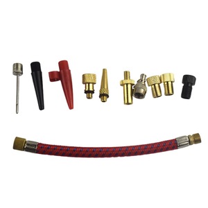 Kit de Tuyaux d'Extension pour Vélo 11 Pièces avec Adaptateur de Buse pour Ballons Gonflables et Vélos – Outil de Valve en Plastique Durable - Product Image 5