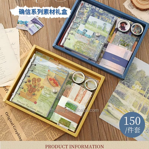 Kit diario Vintage per album di ritagli forniture per album di ritagli per diario con regalo per <span class=keywords><strong>Notebook</strong></span> con griglia A6 - Product Image 3