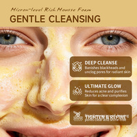 Pembersih Wajah Busa Pemutih Alami Label Pribadi Sikat Wajah Pembersih Kunyit Kojic Vitamin C Mencerahkan Pembersih Wajah Mousse