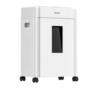 Máquina trituradora de papel Deli 9904, con tubo de papel de visualización de 20 litros, para uso comercial y doméstico