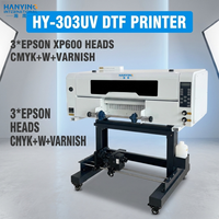 Printer UV DTF A3 Semi-Otomatis Pintar Baru untuk Stiker dan Label Kristal Kustom