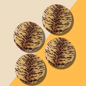 Sous-verres en Lucite à motif léopard/<span class=keywords><strong>bengale</strong></span> en gros – Lot de 4 sous-verres en acrylique à motif léopard pour la décoration intérieure – Meilleur cadeau – Personnalisable - Product Image 2