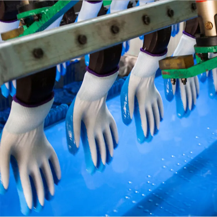 労働保護手袋生産ラインPVC手袋機械点線