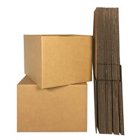 Boîte en carton ondulé personnalisée avec logo imprimé, pour 12 bouteilles de vin ou de bière en verre