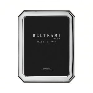 Beltrami Silver Plated Wood Structure Photo <b>Frame</b> Embossing <b>Printing</b> 1 Color Durable Rectangle Shape 4L Size Model BE11004-4L - Product Image 2