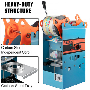 Machine de scellage de thé Boba Machine de scellage de tasse de diamètre de tasse de 90/95mm avec la technologie de chauffage pour le thé au lait à bulles - Product Image 2