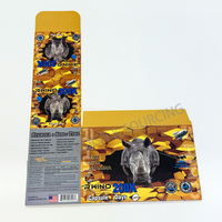 Capsules masculines d'amélioration de pilules d'amélioration de puissance sexuelle de la panthère noire/Mamba/Rhino V7 dans la boîte de papier d'emballage en plastique de la boursouflure 3D