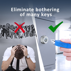 M5 không dây thông minh thụ động tủ điện tử cam khóa kiểm soát truy cập cho ngành công nghiệp điện mét hộp với chìa khóa điện tử thông minh - Product Image 2