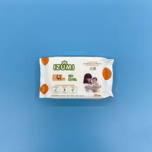 Salviettine umidificate Unisoft per neonati, puliscono le salviettine per bambini, Non tessute, salviettine umidificate