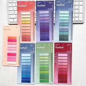 Notas Adhesivas Multicolores de PET, Pestañas de Índice Transparentes, Notas Adhesivas para Estudiantes, Pestañas de Clasificación Creativas, Indicadores de Clasificación para Estudio - Product Image 6
