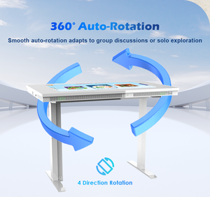 Tavolo Interattivo Digitale Smart con Sollevamento Elettrico 43 Pollici, Logo e Colore Personalizzabili, Multi-<span class=keywords><strong>Touch</strong></span> e Utilizzabile come Tavolo da Gioco per Scuole - Product Image 5