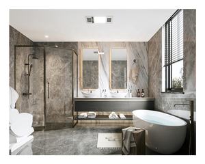 Combo hôtel imperméable toilette vanité unité bain sous évier meubles flottant salle de bain vanité armoire ensemble avec différentes tailles - Product Image 3