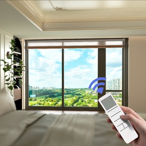 Sang trọng Màn ngày/đêm di động con lăn mù với hạt dây chống UV vải phong cách hiện đại được xây dựng trong cài đặt - Product Image 3